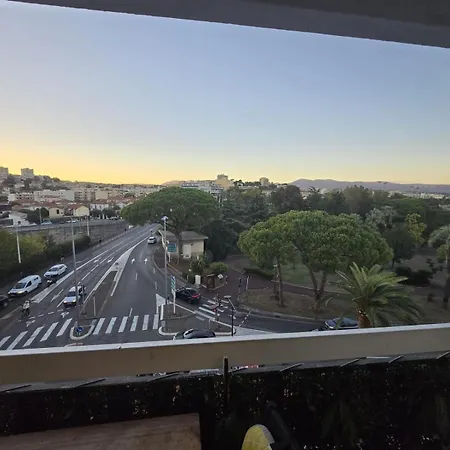 公寓 Bel Au Centre D'antibes, Superbe Terrasse Et Plages A Pied
