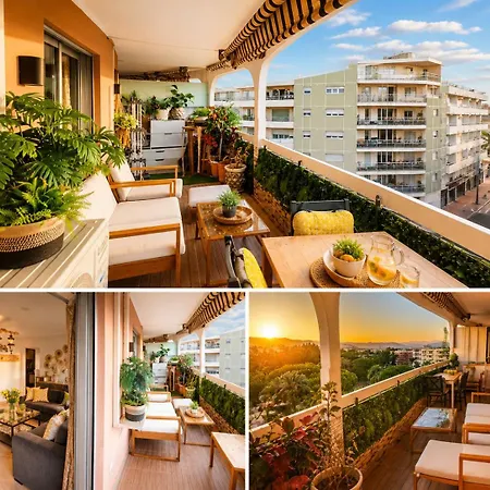 Bel Au Centre D'antibes, Superbe Terrasse Et Plages A Pied 公寓